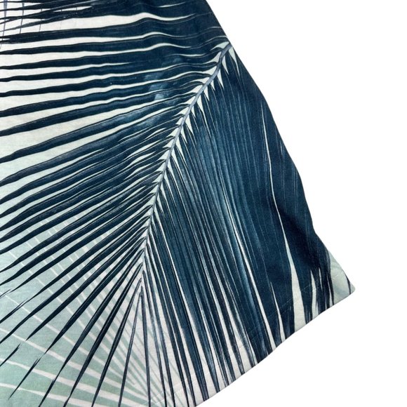 Big Bang Palm Leaf V-Neck Top (S) - Picture 3 of 8